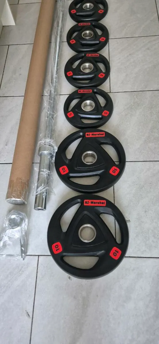Brand new large Olympic weight lifting set - Image 4