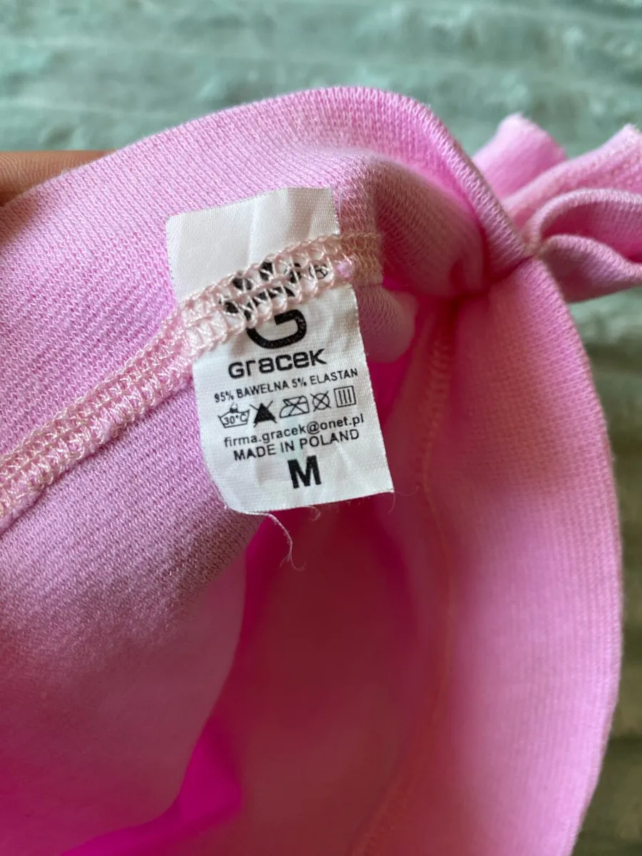 Kids Pink Ruffle Bonnet Style Hat - Image 3