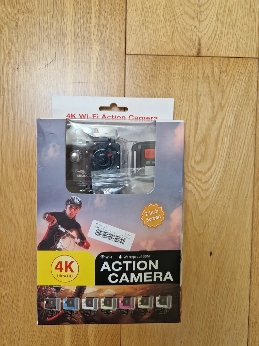 4k action camera with remote - Image 1