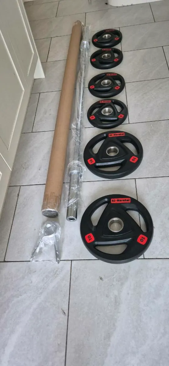 Brand new Olympic weight lifting set - Image 1