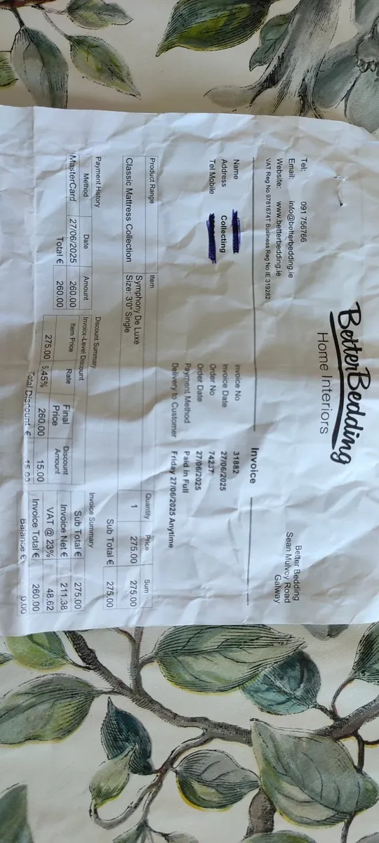Better Bedding Single Mattress - Image 3