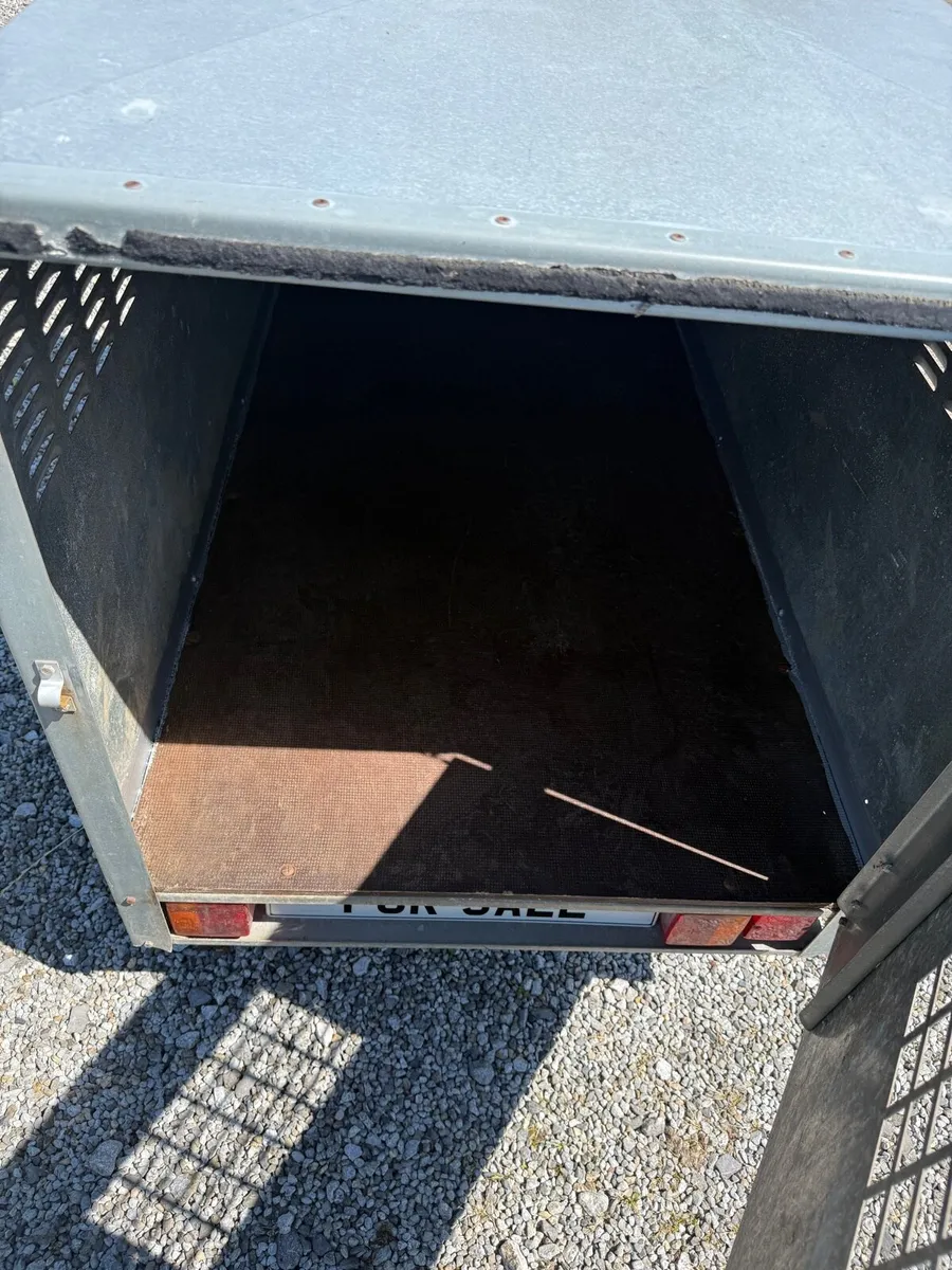 Factory made galvanised dog  trailer - Image 2