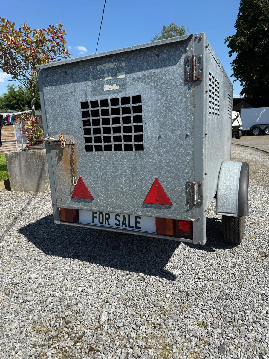 Factory made galvanised dog  trailer - Image 3