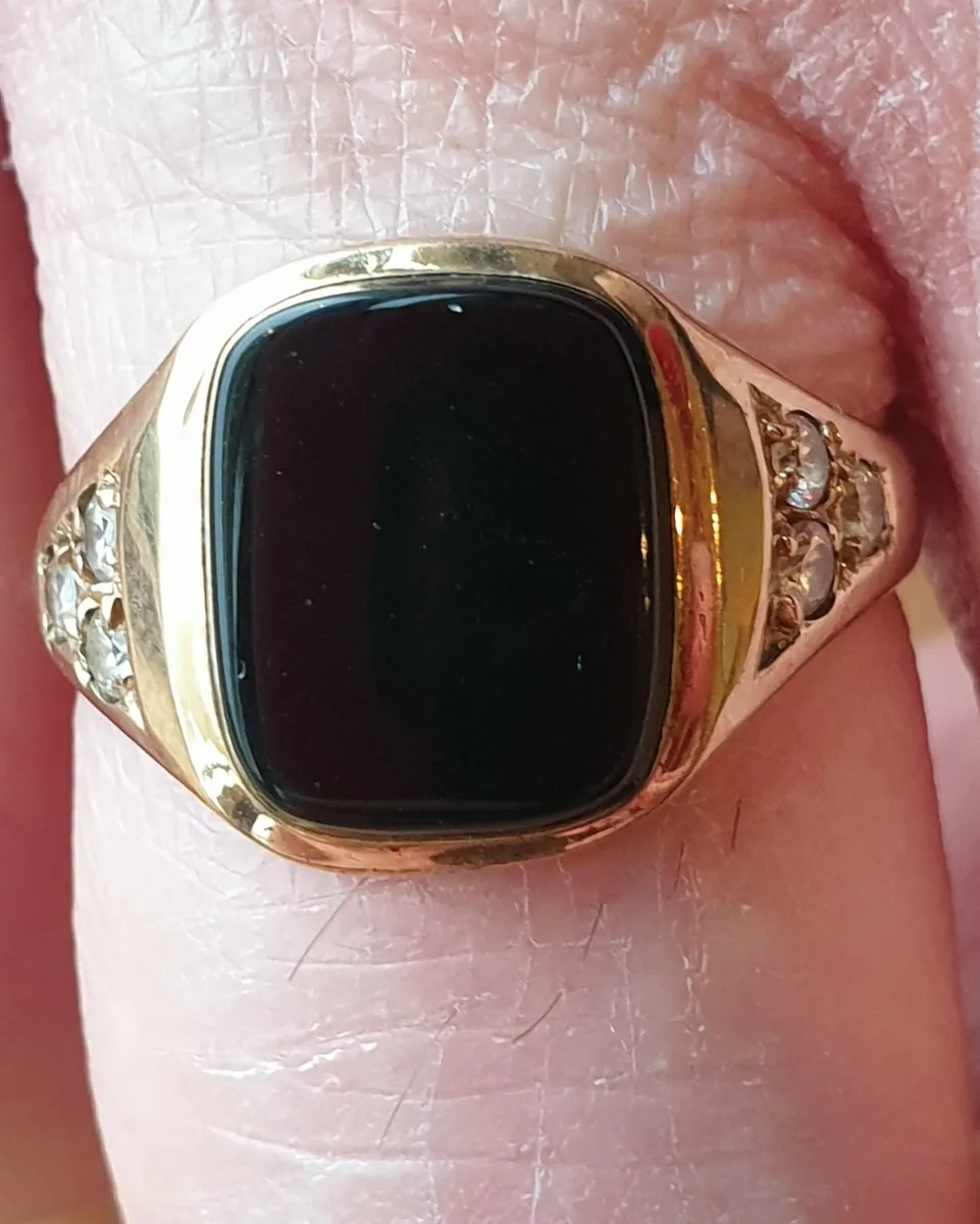 Men's gold ring - Image 2