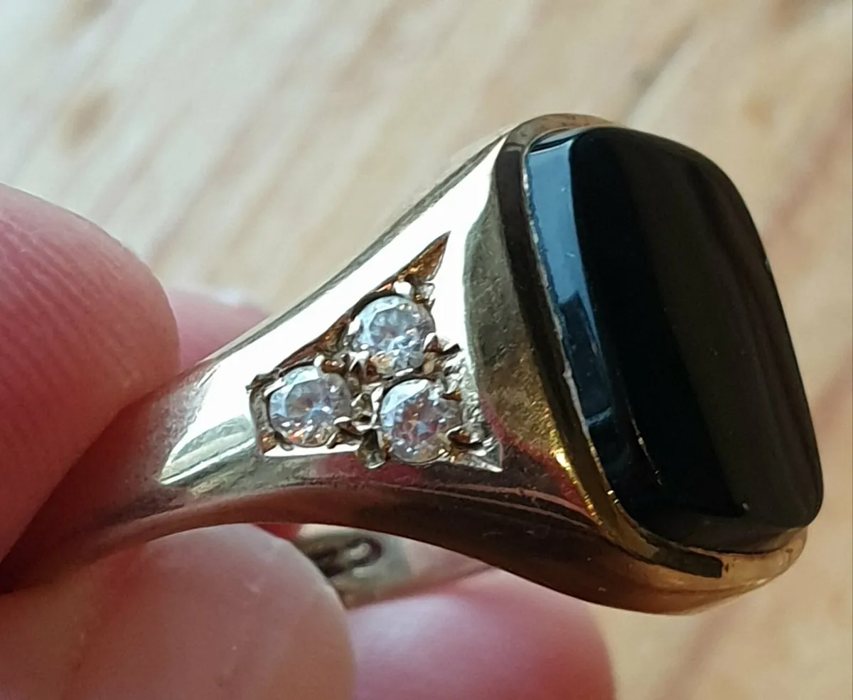 Men's gold ring - Image 4