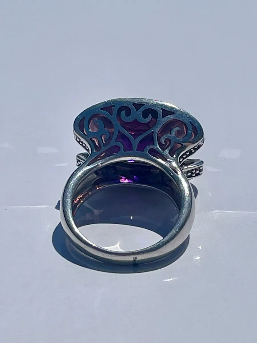 925 Silver Statement Ring - Image 4