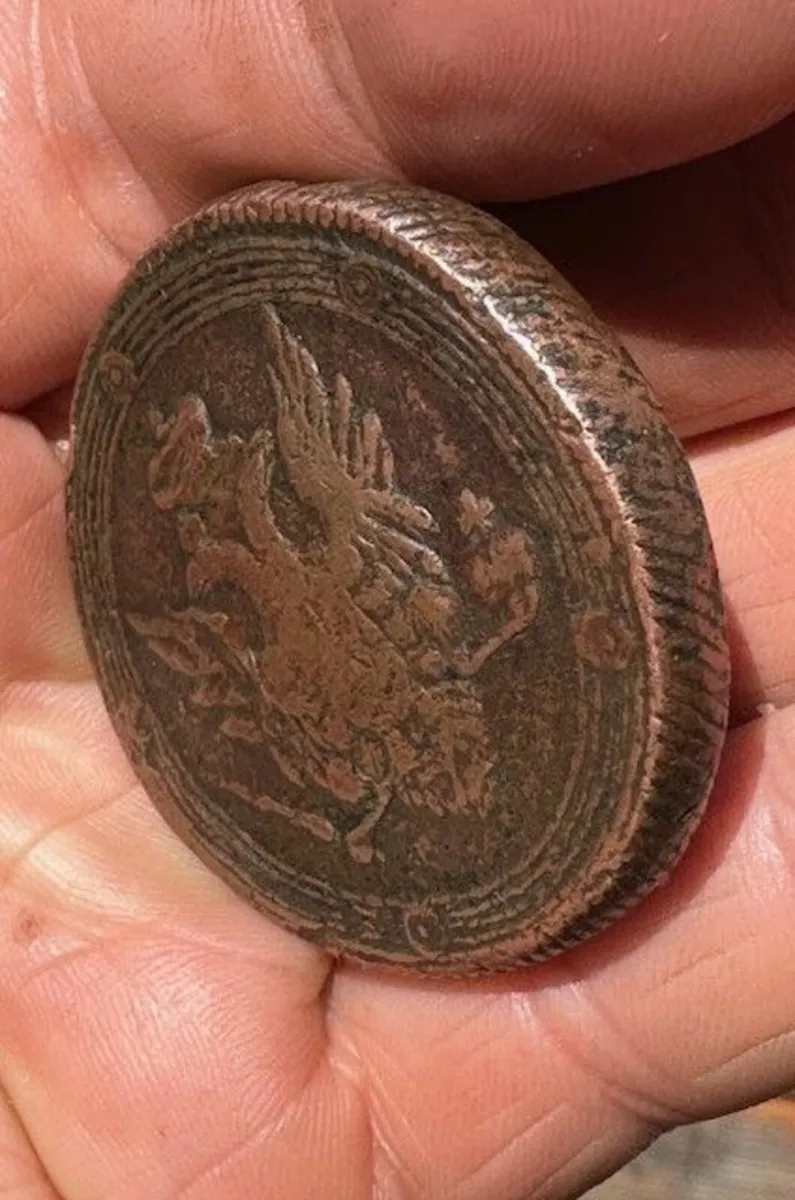 COPPER COIN 1740 45 GRAMS - Image 2