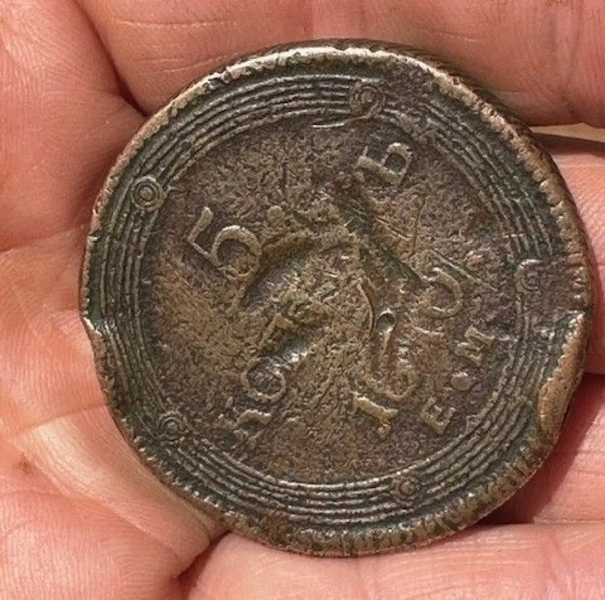 COPPER COIN 1740 45 GRAMS - Image 4