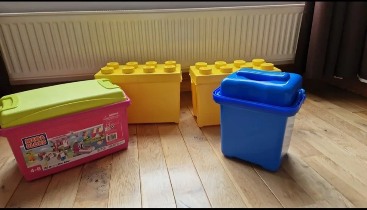 4 lego storage containers - Image 1