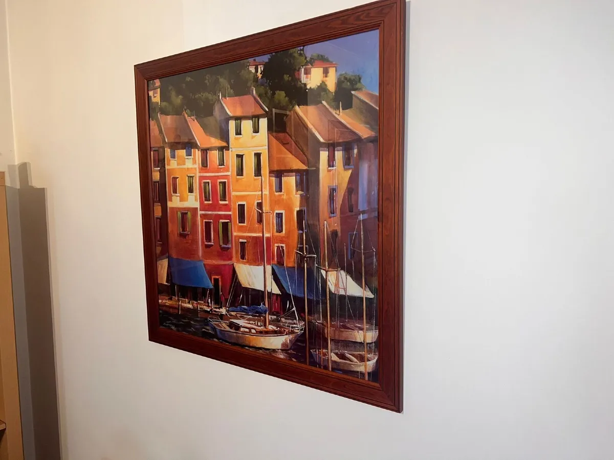 Glassed picture with frame - Image 1