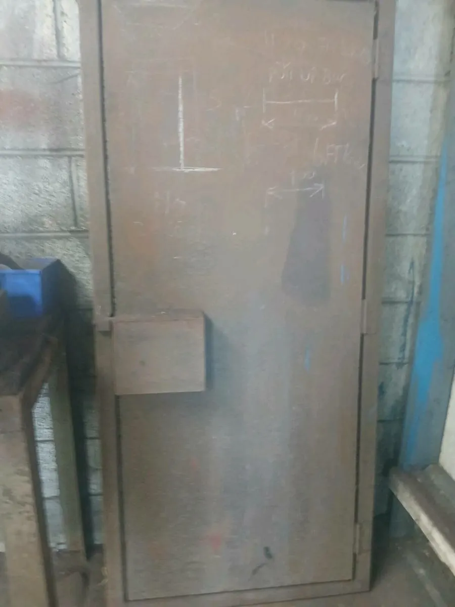 Security steel door
