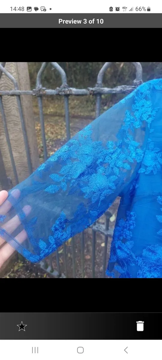 Royal blue lace dress with tags (free post) - Image 3