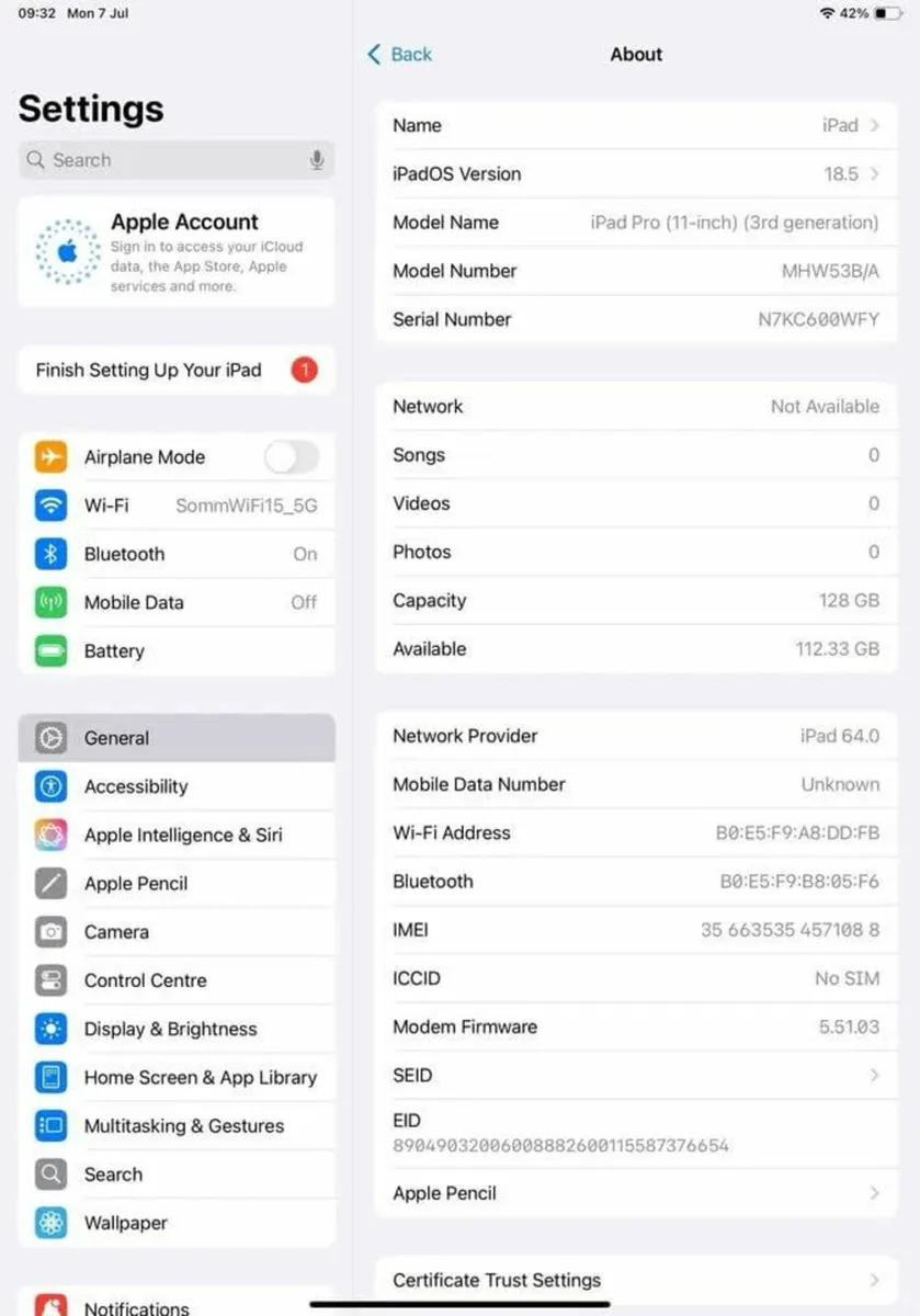 Apple iPad Pro 11-inch (M1, 3rd Gen) ,128GB - Image 3