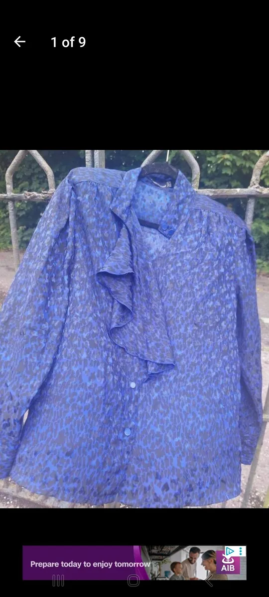 Vintage Louis Feraud animal print blouse free post - Image 1