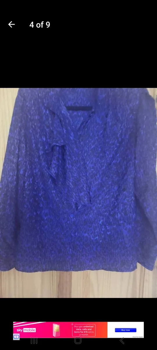 Vintage Louis Feraud animal print blouse free post - Image 4