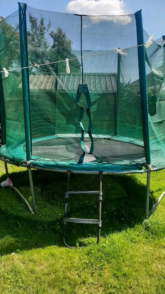 10 foot trampoline with ladder - Image 3
