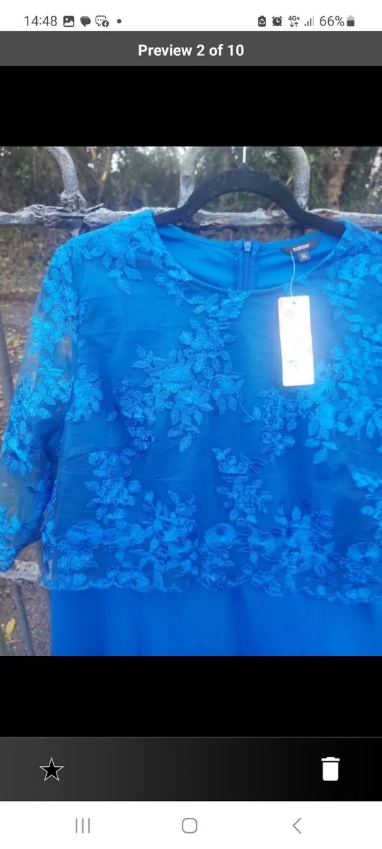 Royal blue lace dress with tags (free post) - Image 2