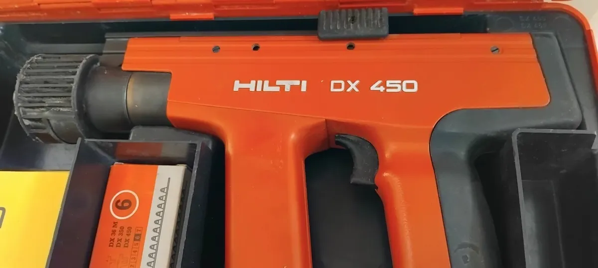 Hilti DX450 Powder Actuated Nail Gun "Serviced" - Image 3