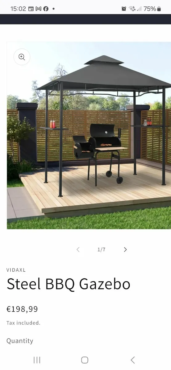 Unopened, still in box BBQ Gazebo - Image 3