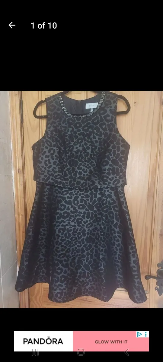 Coast animal print dress (free post) - Image 1