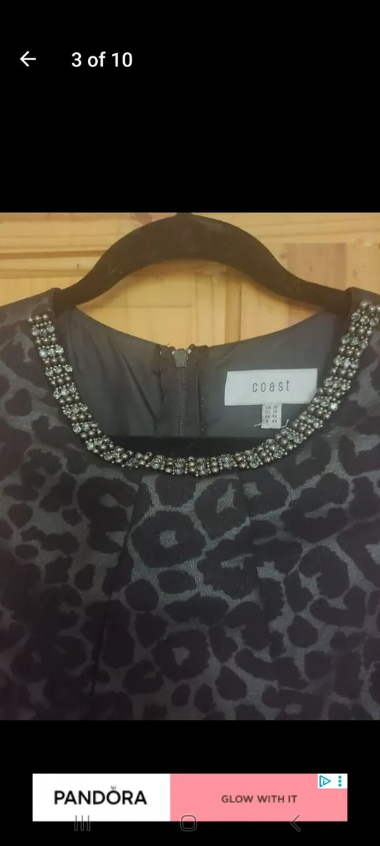 Coast animal print dress (free post) - Image 3