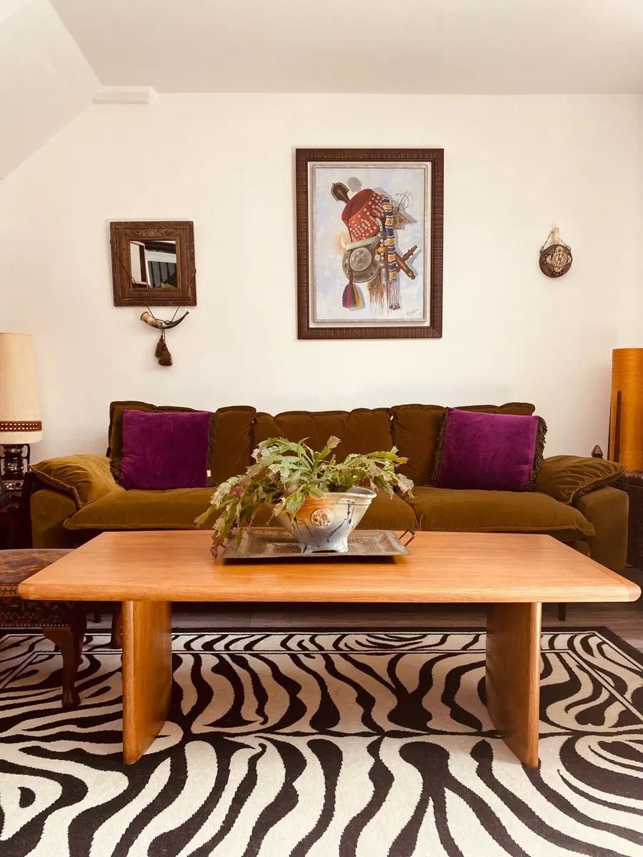 Large Mod Century Dining Table - Image 1
