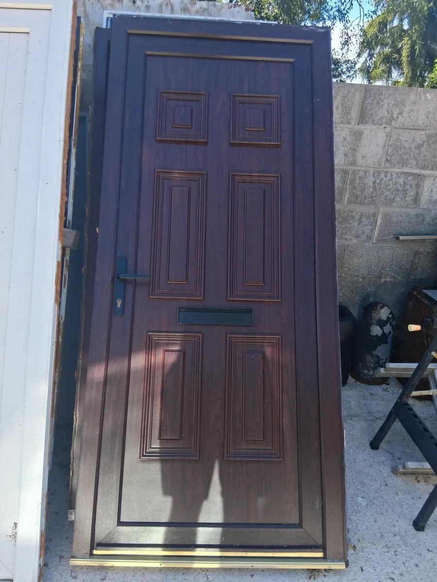 Pvc full panel door  like new