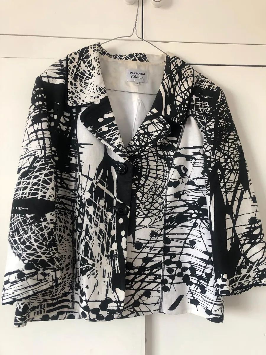 Black and White print jacket