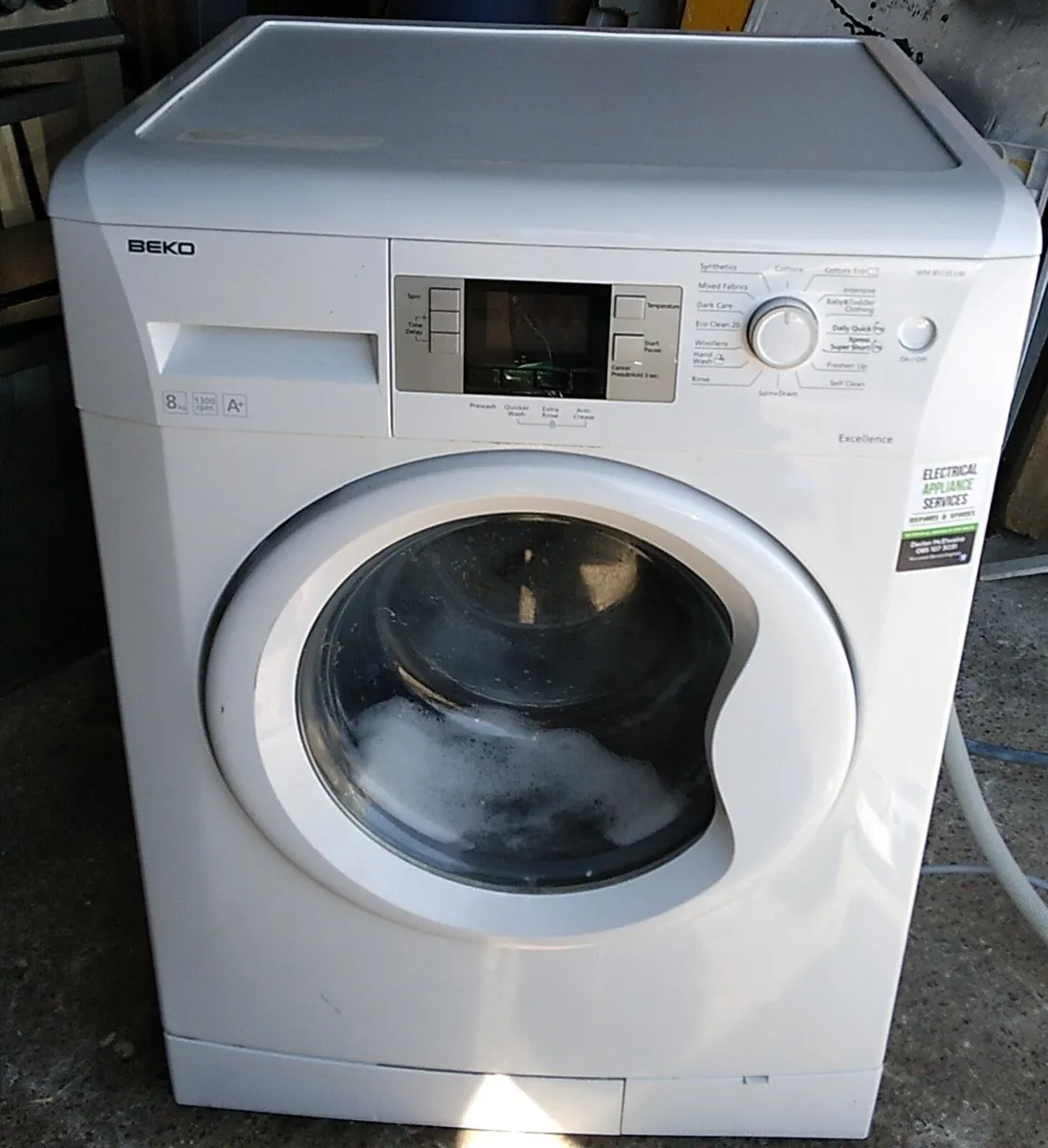 BEKO 8KG WASHING MACHINE