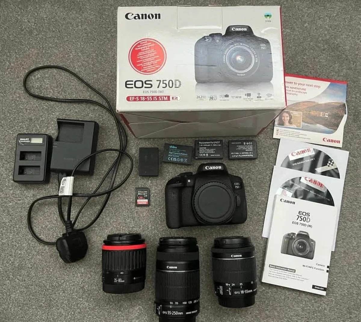 Canon EOS 750D 24.2MP digital SLR camera - Image 2