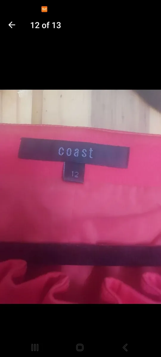 Coast red dress with bow (free post) - Image 3