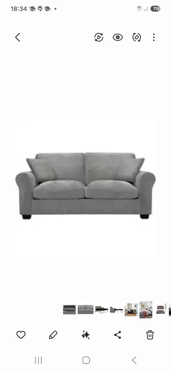 Brand new Bromley sofa beds reduced