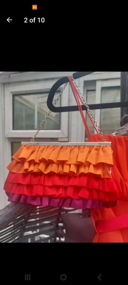 Debut tiered dress with matching bag (free post) - Image 2