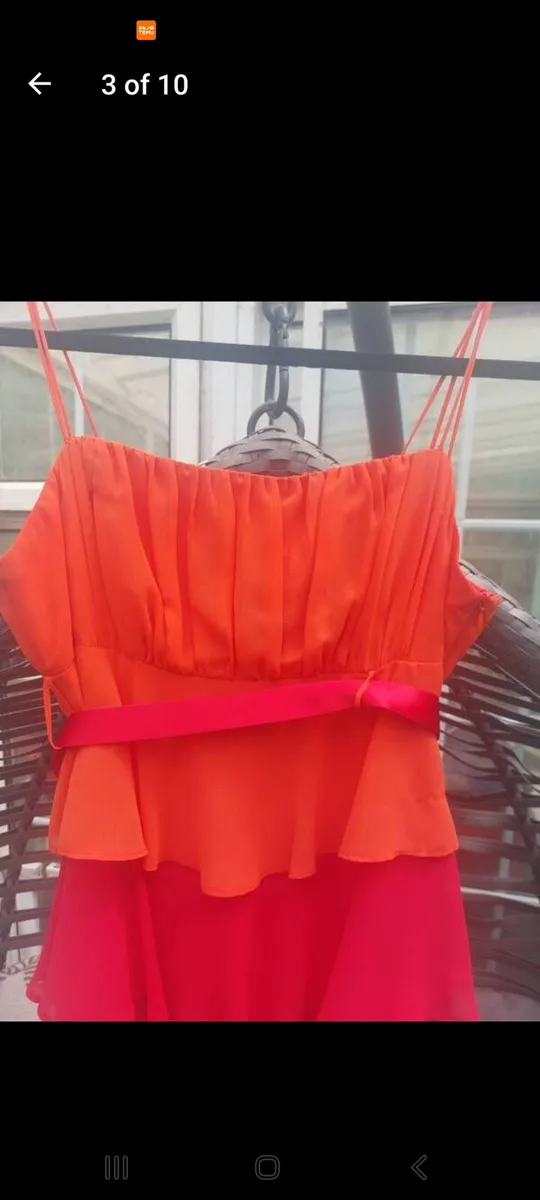 Debut tiered dress with matching bag (free post) - Image 3