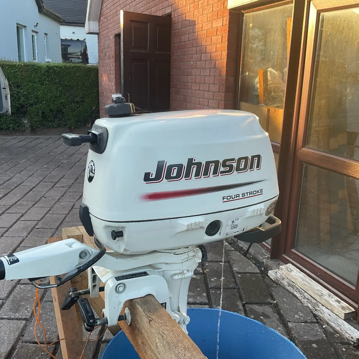 Johnson 4Hp outboard ,four stroke only ever - Image 1