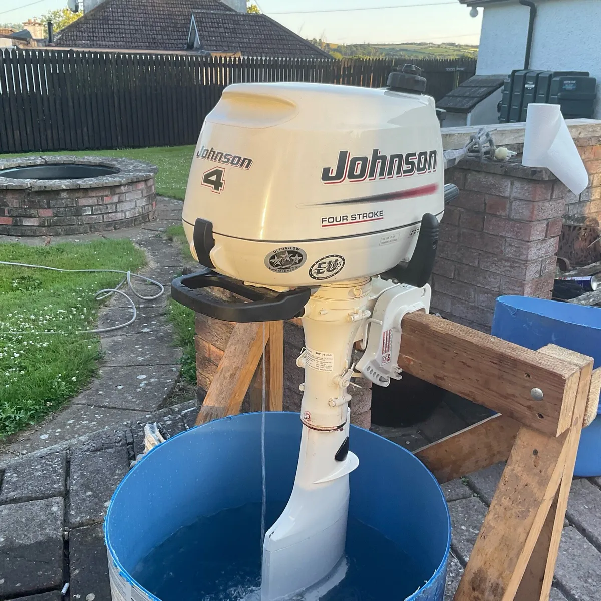 Johnson 4Hp outboard ,four stroke only ever - Image 2
