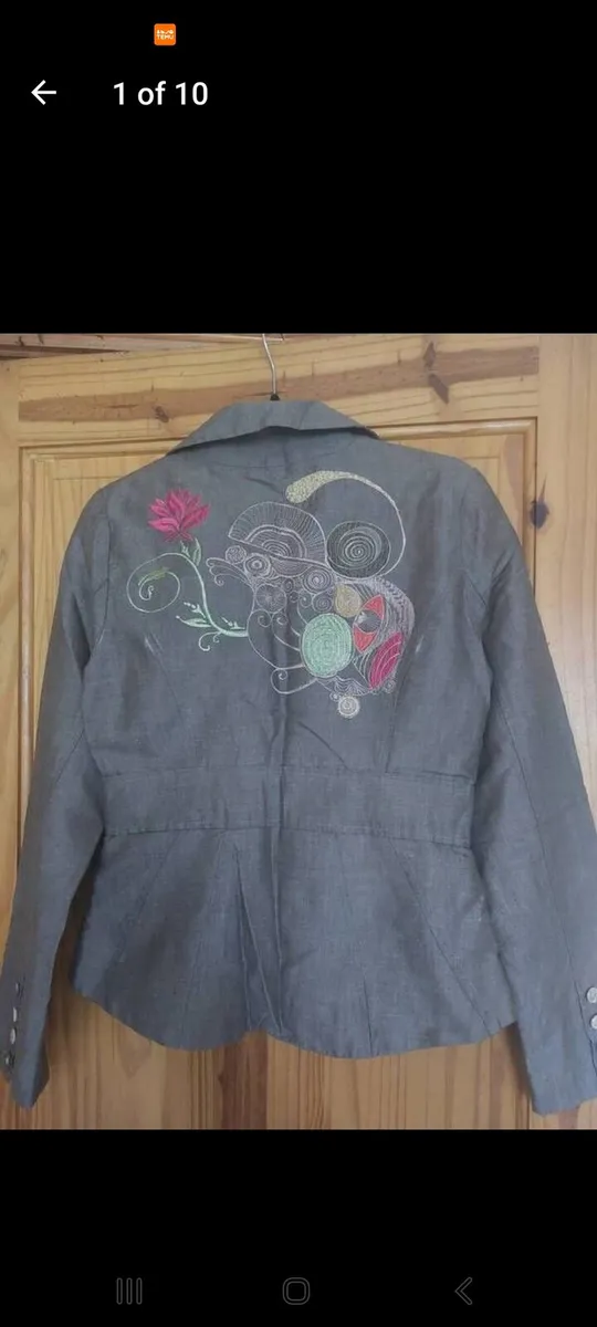 St Martins linen cotton blend jacket (free post) - Image 1