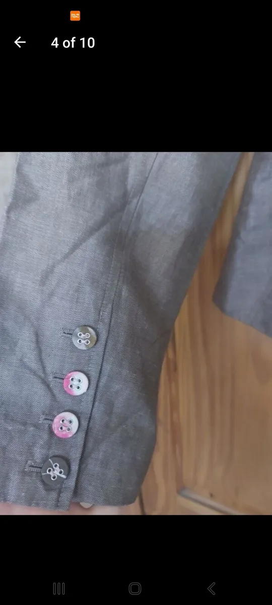 St Martins linen cotton blend jacket (free post) - Image 4