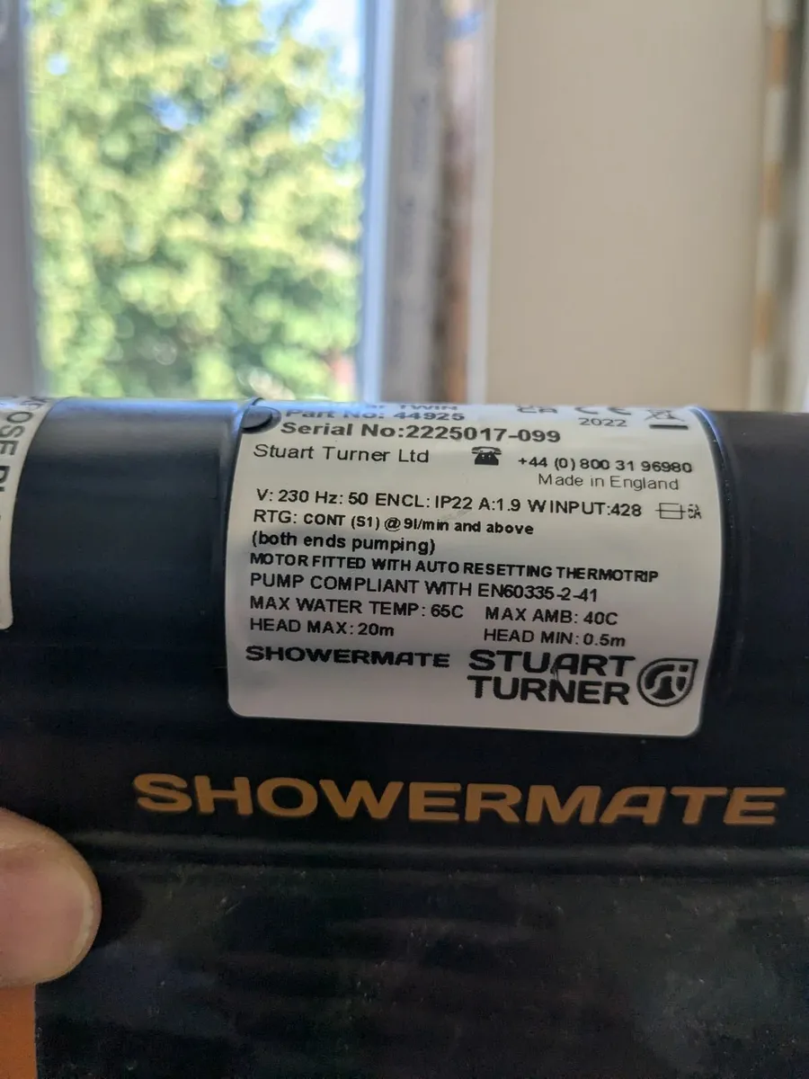 Shower water pump - Image 3