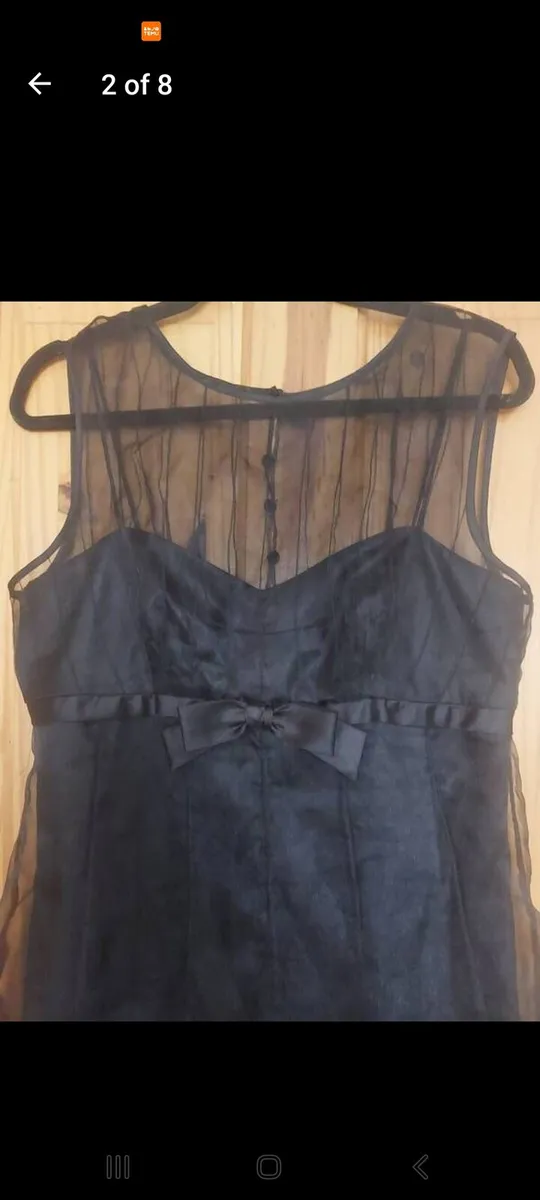 Kalico black chiffon dress (free post) - Image 2