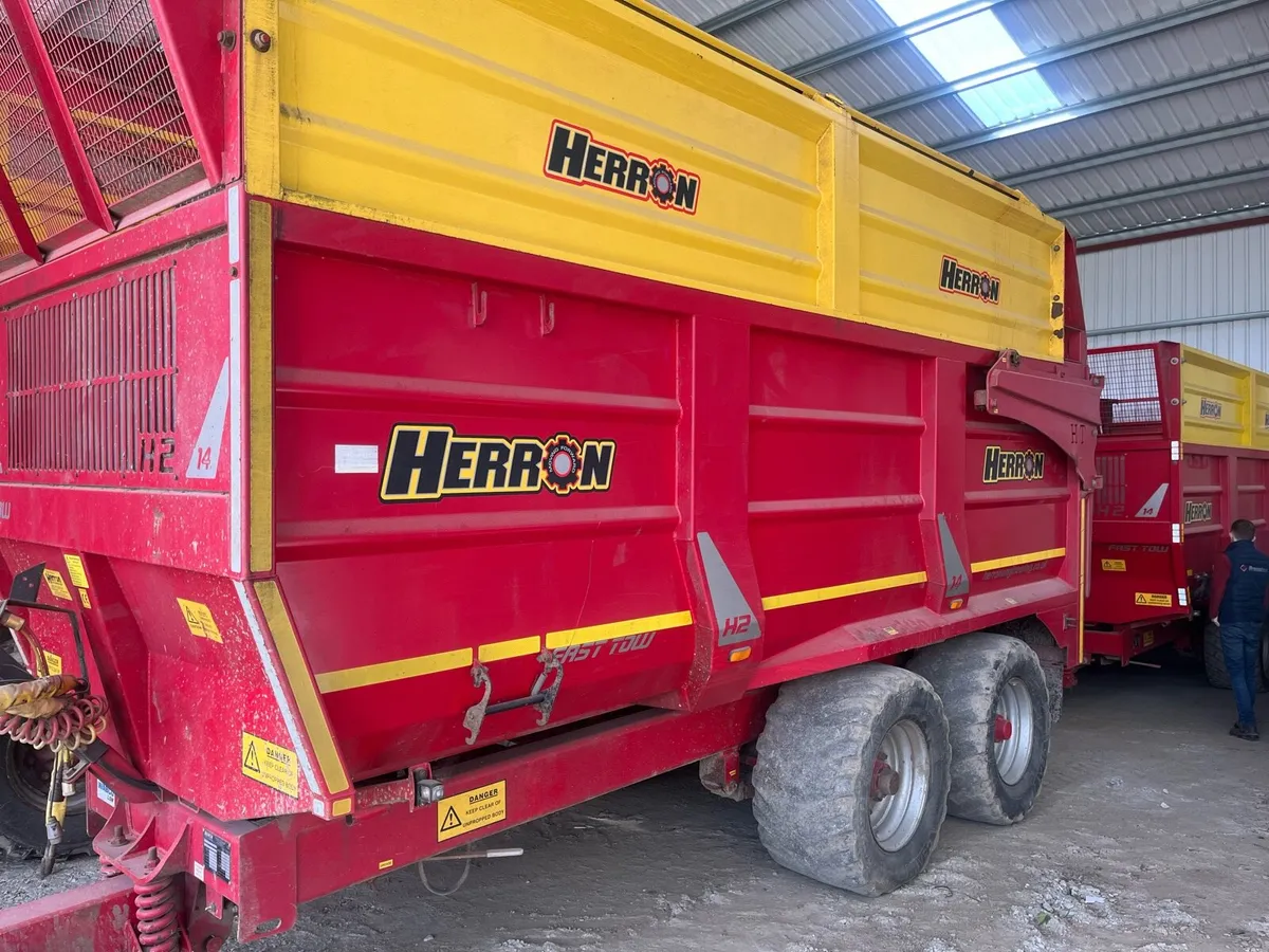 Herron h2 14t silage trailer