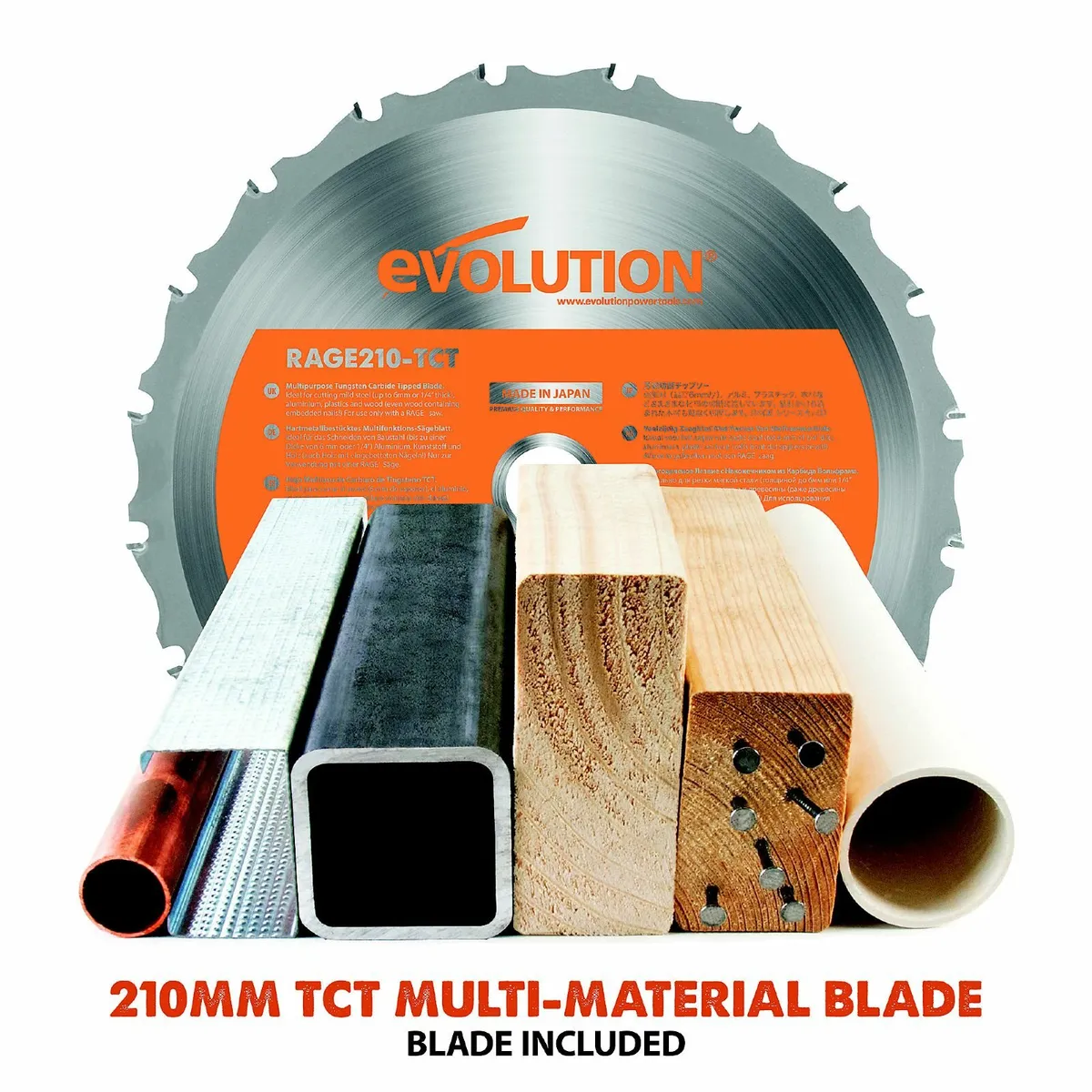Evolution 1500W 210m Sliding mitre saw R210SMS - Image 2
