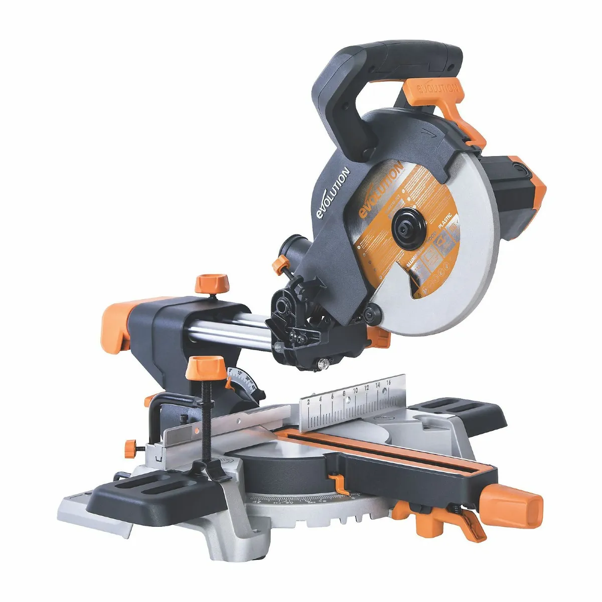 Evolution 1500W 210m Sliding mitre saw R210SMS - Image 1