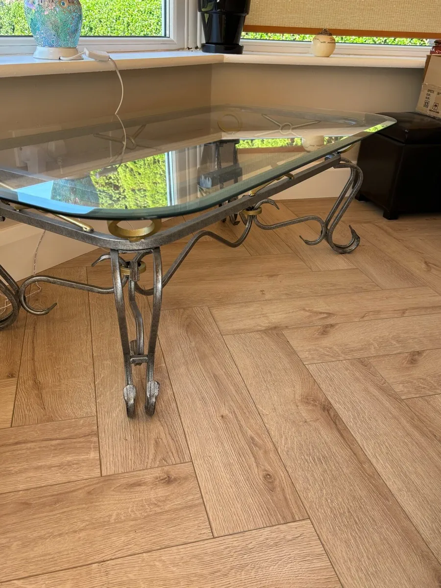 Glass coffee table - Image 2
