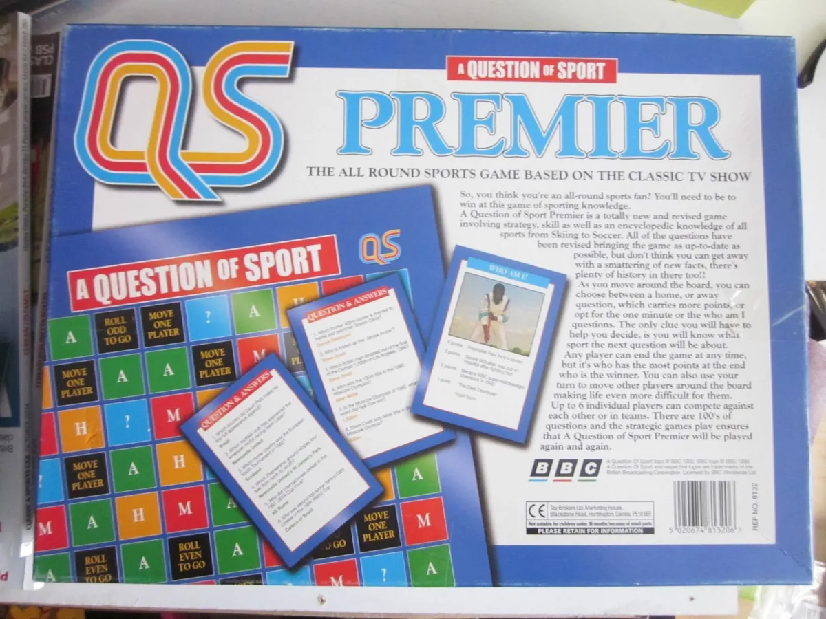 BBC A Question Of Sport Premier Board Game 1992 - Image 2