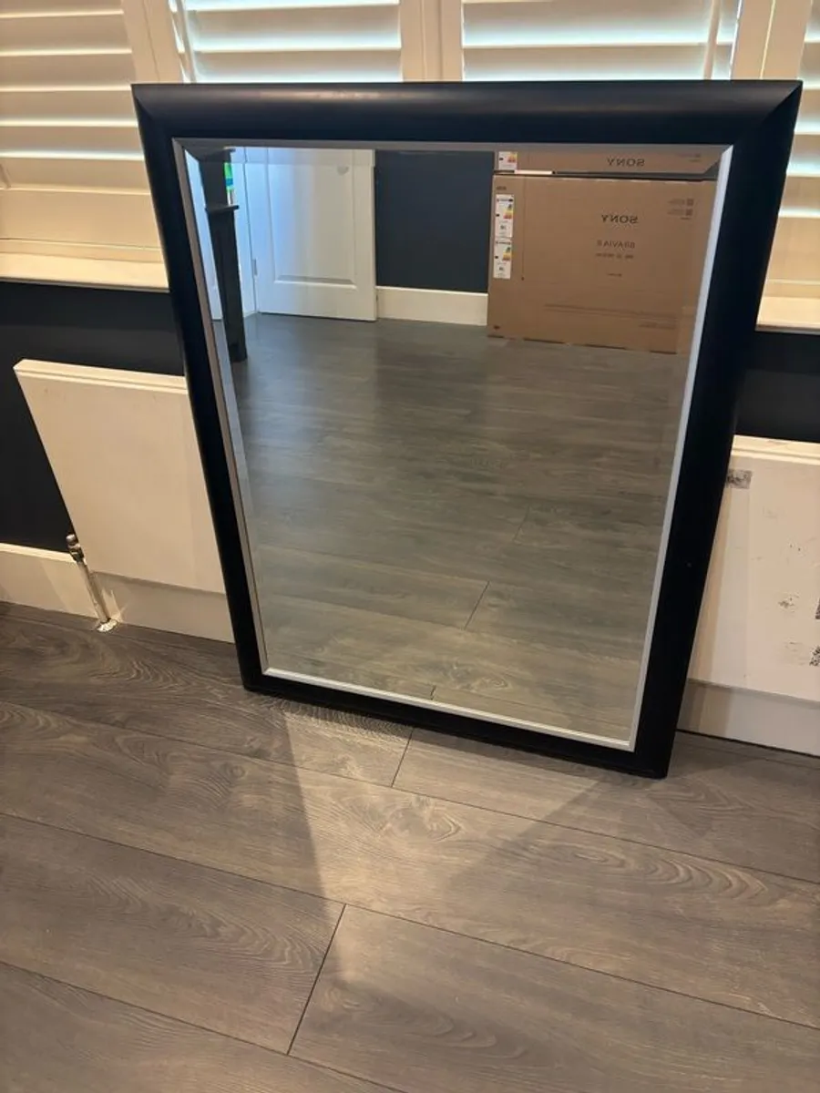 Black frame mirror - Image 1