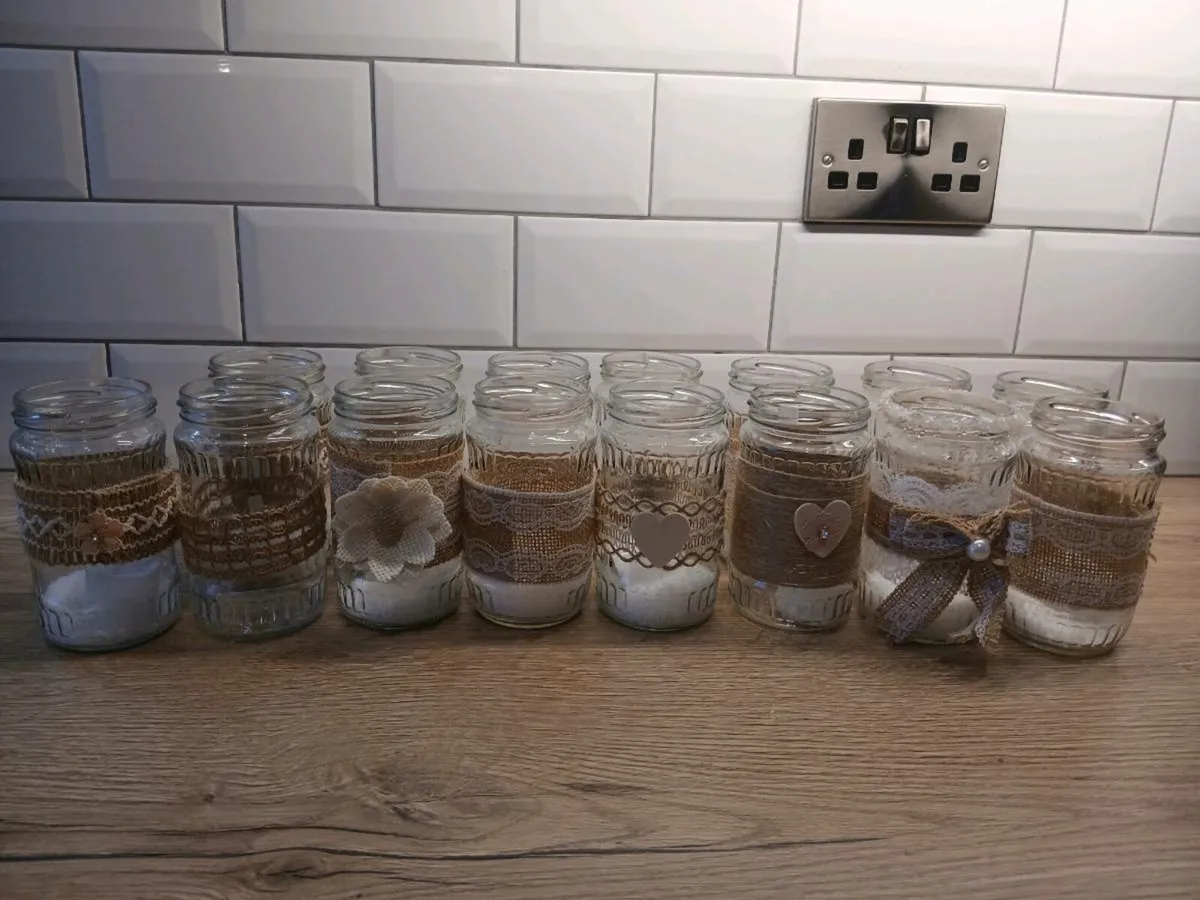 Decorative jars and candle holders - Image 1