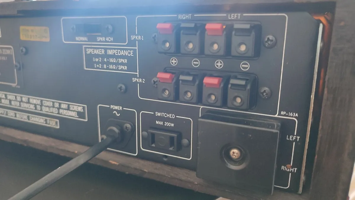 Vintage ROTEL RX-202  Receiver/Amplifier. SERVICED - Image 4