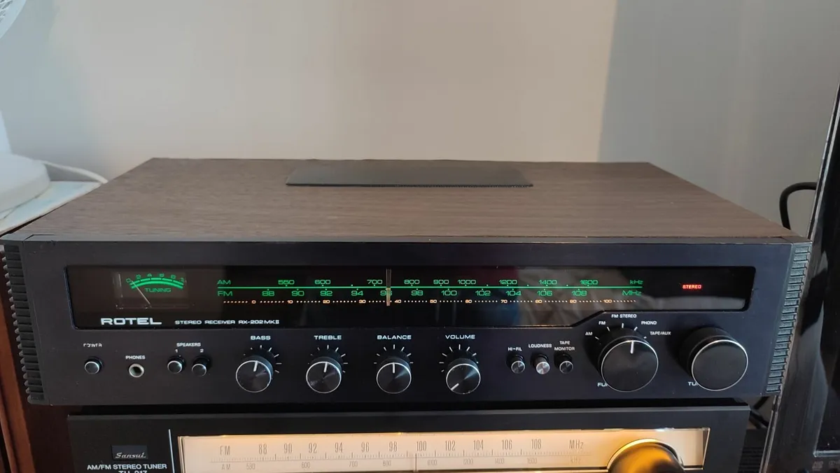 Vintage ROTEL RX-202  Receiver/Amplifier. SERVICED - Image 1