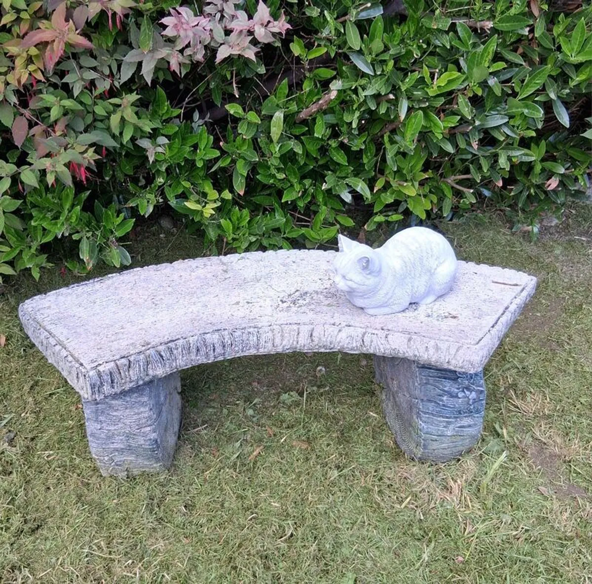 Cast Stone / Concrete Ornamental Cat Statue (Large) - New - Image 4
